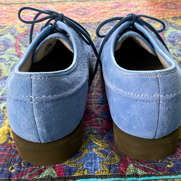 Women’s Hush Puppy Blue Suede Shoes - Picture 3 of 7